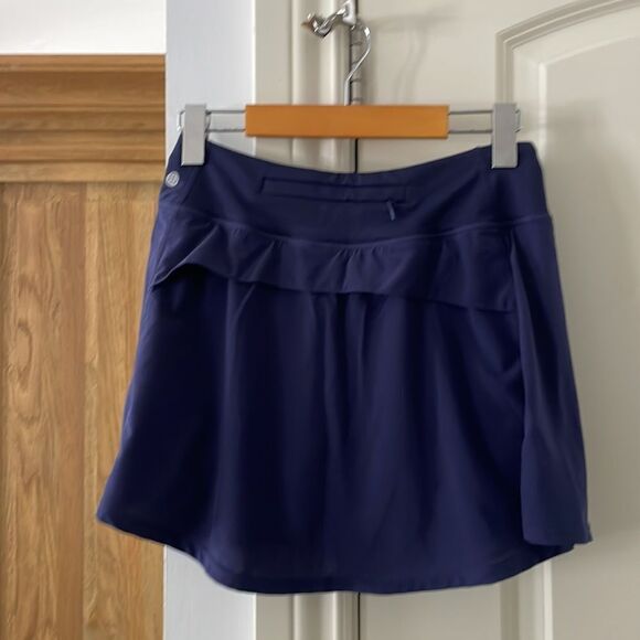 Zella suns out performance tennis golf skirt skort in navy nightfall small - Picture 7 of 9